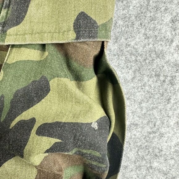 Vintage Gung Ho Burk Camo Pants Mens 34 Military Cargo Y2K Distressed USA Made* - Picture 9 of 16